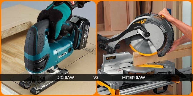 Difference Between Miter Saw And Jig Saw
