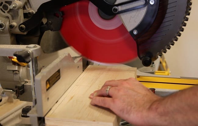 Cutting With Miter Saw