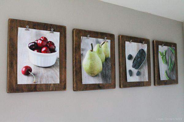 DIY wood frames