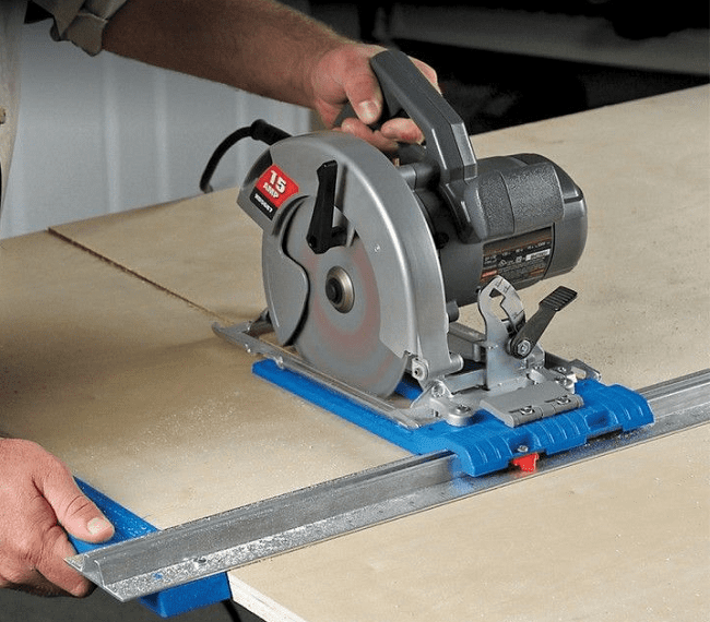 Cutting With Circular Saw Guide