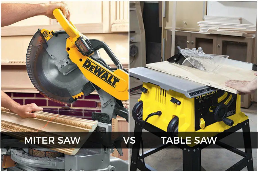 Miter Saw Vs Table Saw Comparison Sawsreviewed