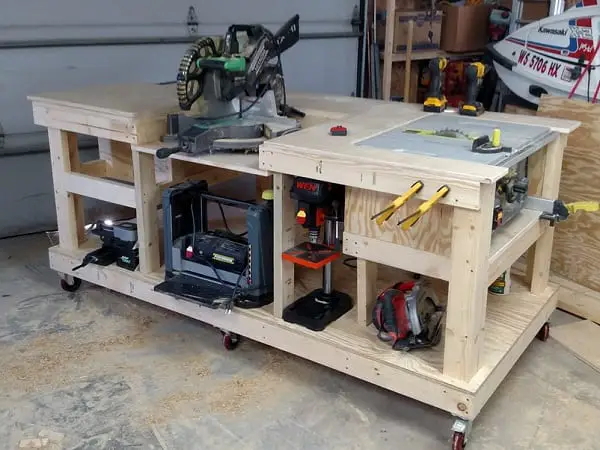 custom made miter saw stand