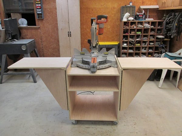 making diy miter saw stand